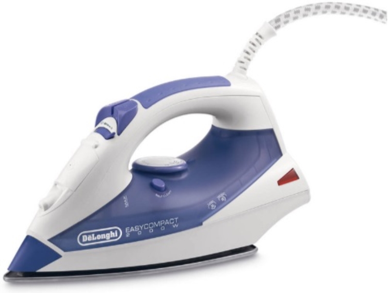 DELONGHI Ferro da stiro a vapore Delonghi EasyCompact FXK20 2000 W bianco viola